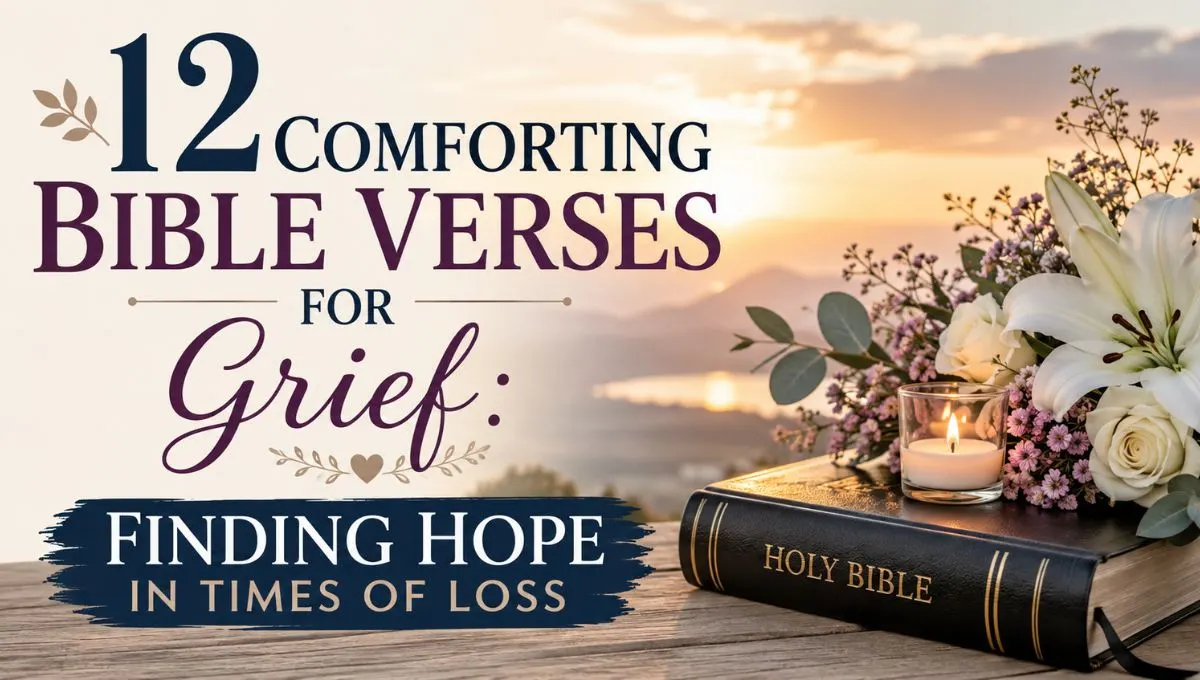 12 Comforting Bible Verses for Grief: Finding Hope in Times of Loss