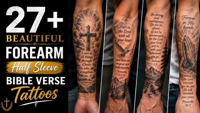 27+ Beautiful Forearm Half Sleeve Bible Verse Tattoos