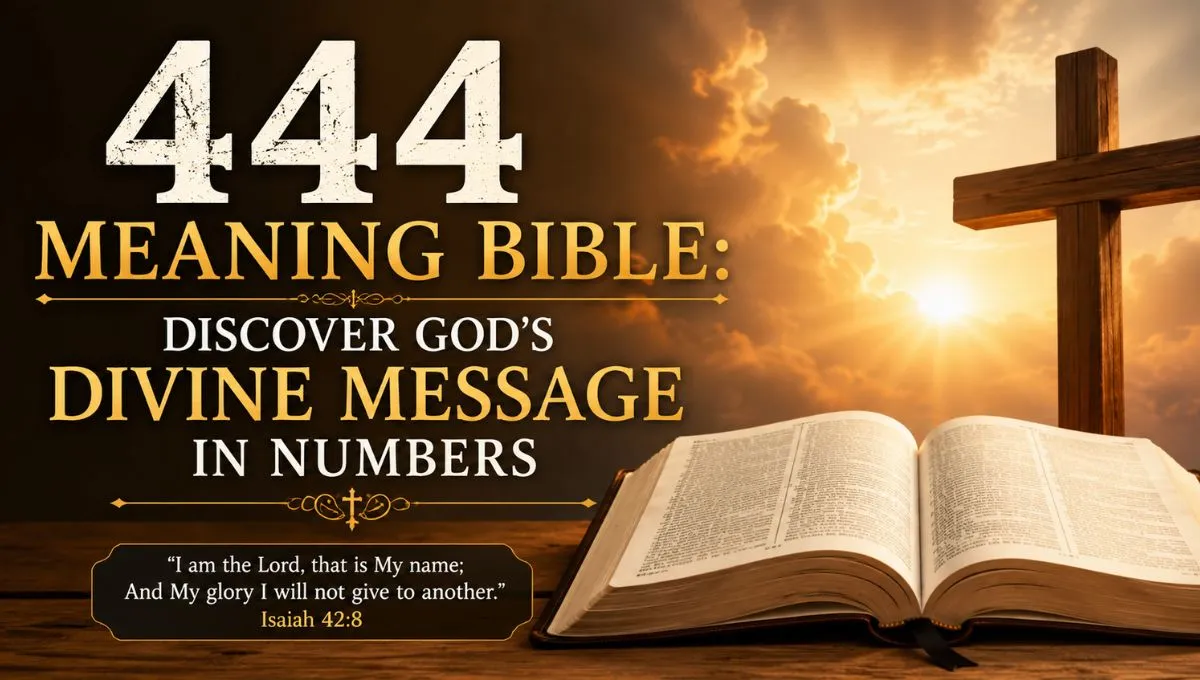 444 Meaning Bible: Discover God's Divine Message in Numbers