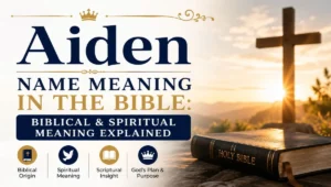 Aiden Name Meaning in the Bible: Biblical & Spiritual Meaning Explained
