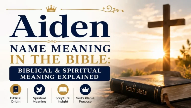 Aiden Name Meaning in the Bible: Biblical & Spiritual Meaning Explained