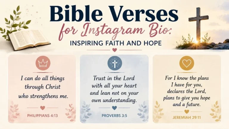 Bible Verses for Instagram Bio: Inspiring Faith and Hope