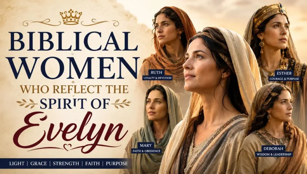 Biblical Women Who Reflect the Spirit of Evelyn