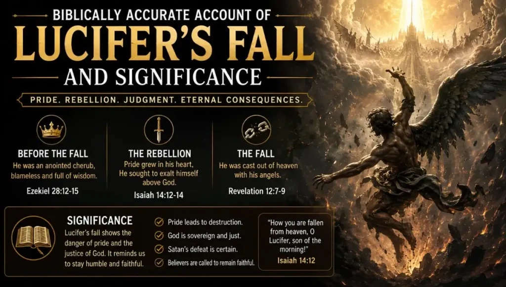 Biblically Accurate Account of Lucifer's Fall and Significance
