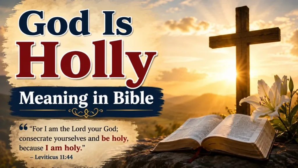 God Is Holly Meaning in Bible