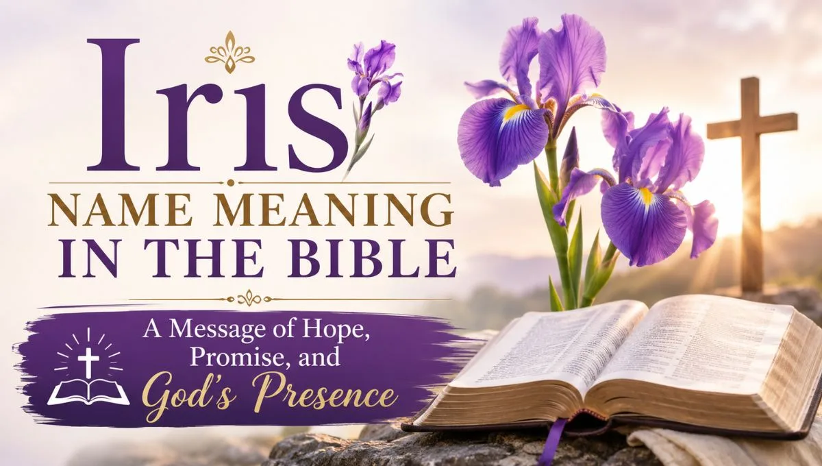 Iris Name Meaning in the Bible | A Message of Hope, Promise, and God's Presence