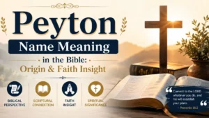 Peyton Name Meaning in the Bible: Origin & Faith Insight