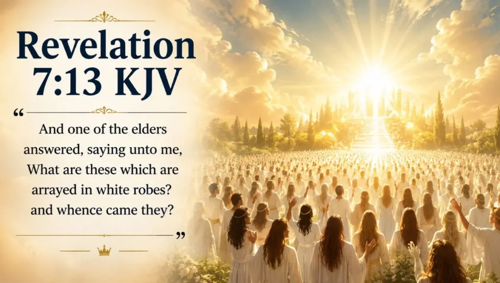Revelation 7:13 KJV