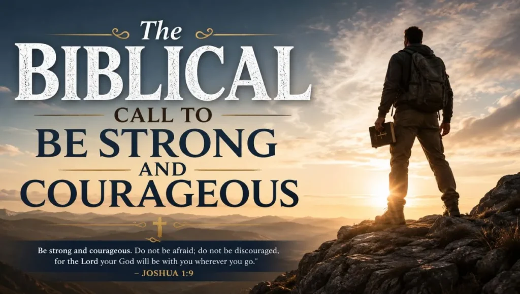 The Biblical Call to Be Strong and Courageous
