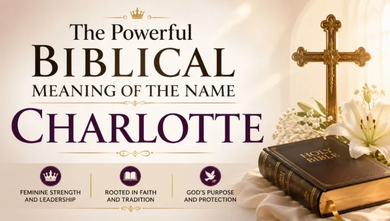 The Powerful Biblical Meaning of the Name CHARLOTTE
