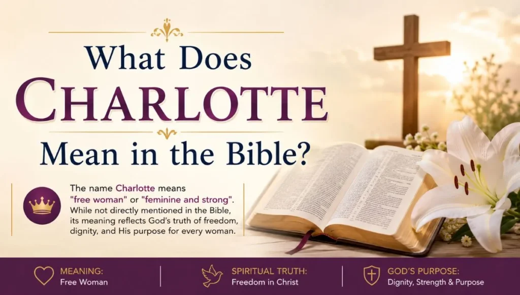 What Does Charlotte Mean in the Bible?