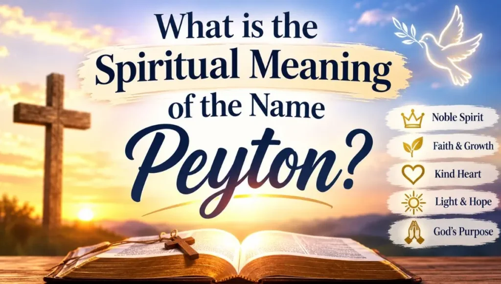 What is the Spiritual Meaning of the Name Peyton?