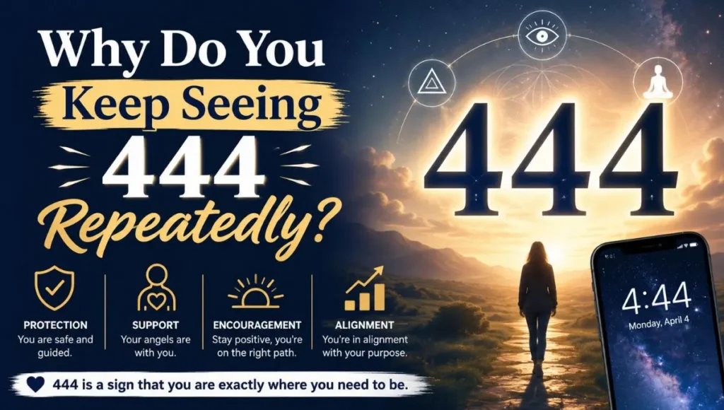 Why Do You Keep Seeing 444 Repeatedly?