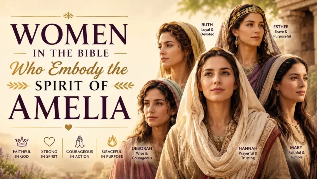 Women in the Bible Who Embody the Spirit of Amelia