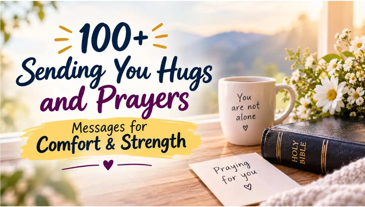100+ Sending You Hugs and Prayers Messages for Comfort & Strength