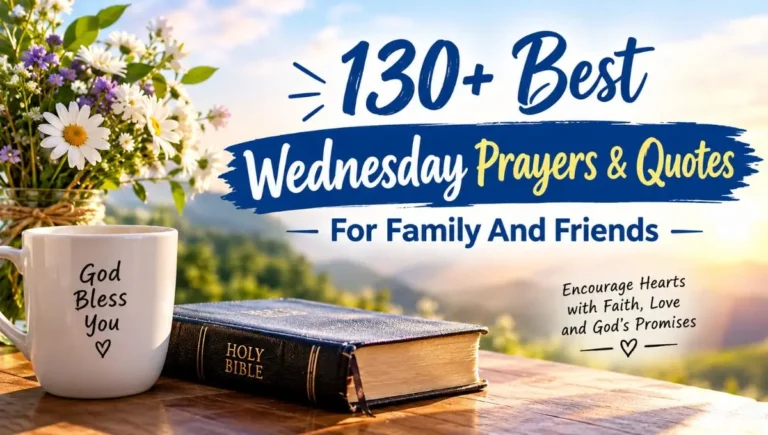 130+ Best Wednesday Prayers & Quotes For Family And Friends