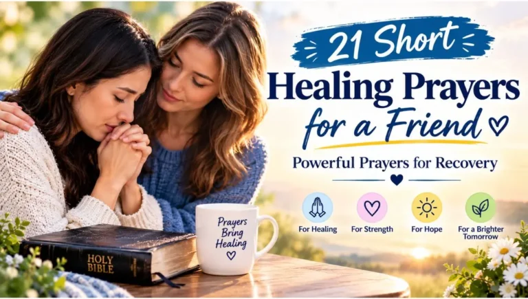 21 Short Healing Prayers for a Friend: Powerful Prayers for Recovery