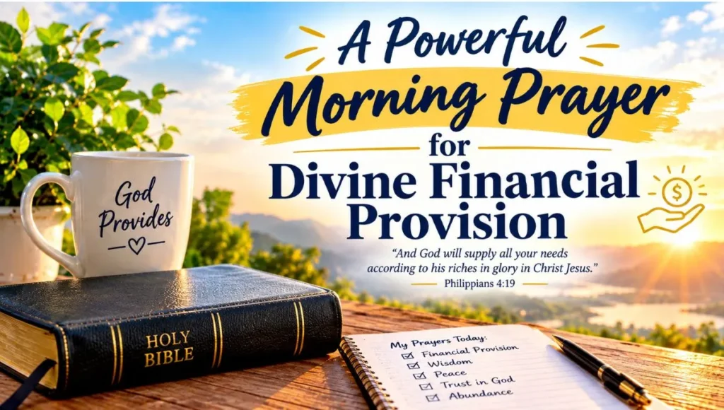 A Powerful Morning Prayer for Divine Financial Provision
