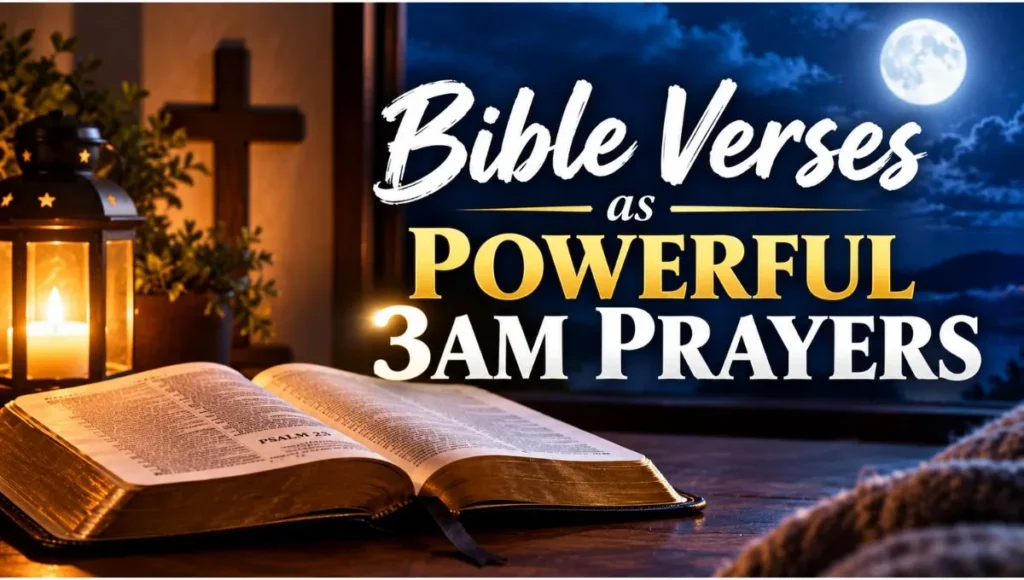 Bible Verses as Powerful 3AM Prayers