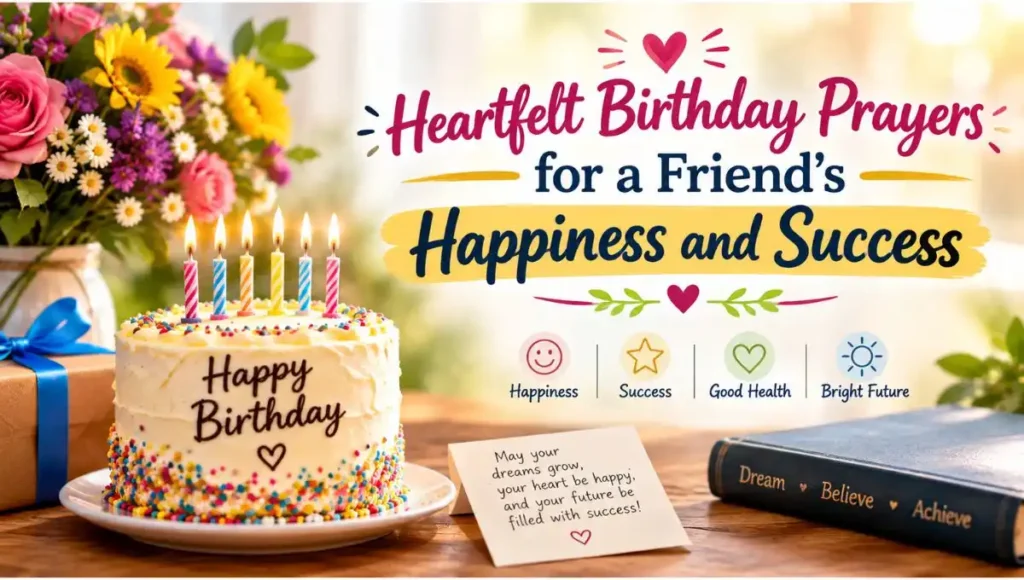 Heartfelt Birthday Prayers for a Friend's Happiness and Success