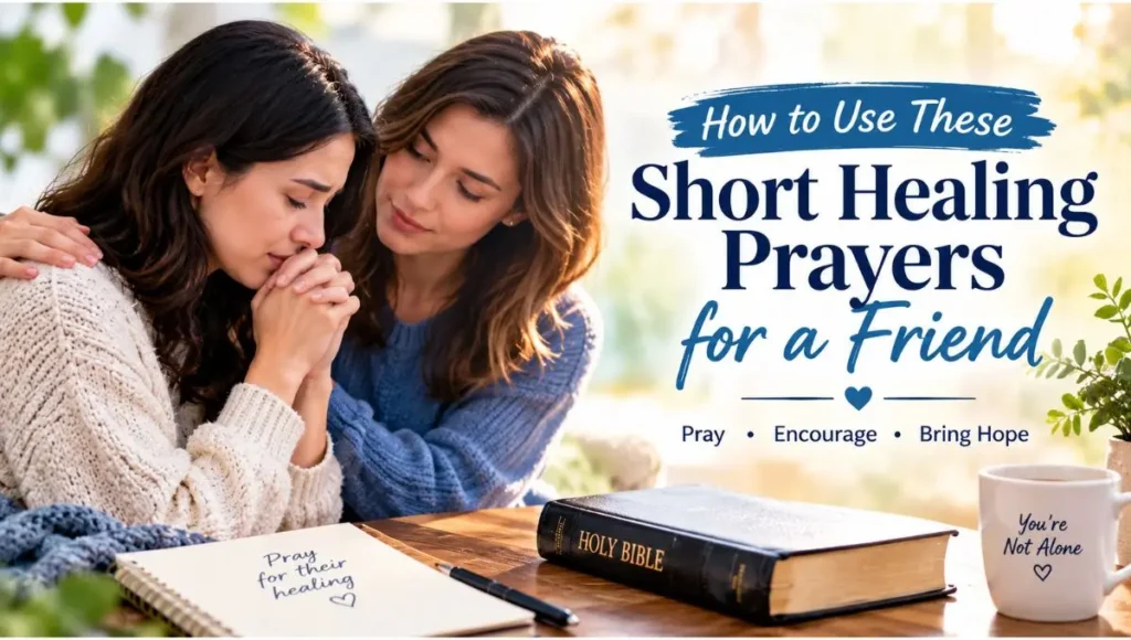 How to Use These Short Healing Prayers for a Friend