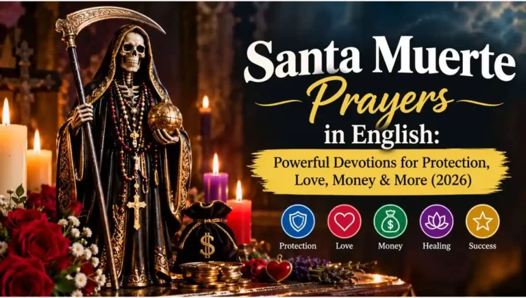 Santa Muerte Prayers in English: Powerful Devotions for Protection, Love, Money & More (2026)
