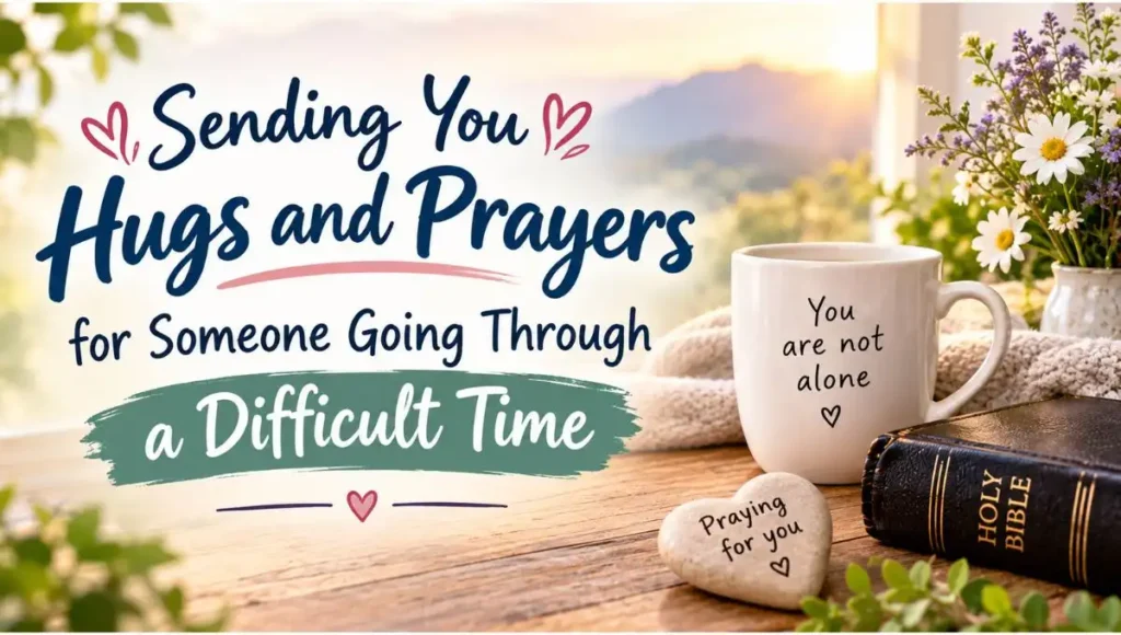 Sending You Hugs and Prayers for Someone Going Through a Difficult Time