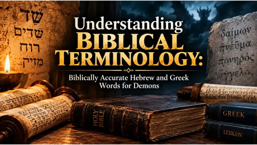 Understanding Biblical Terminology: Biblically Accurate Hebrew and Greek Words for Demons