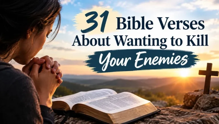 31 Bible Verses About Wanting to Kill Your Enemies