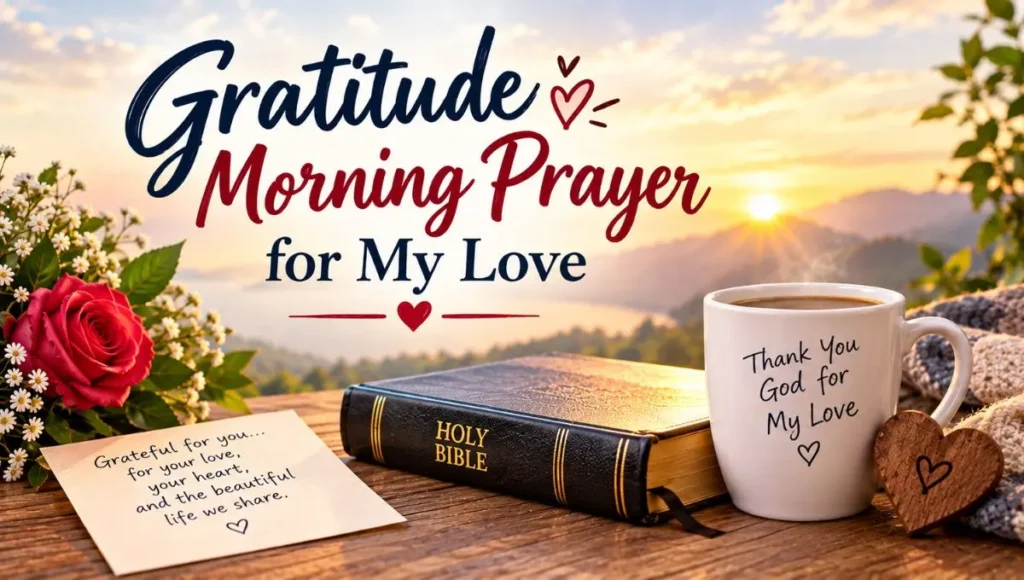 Gratitude Morning Prayer for My Love