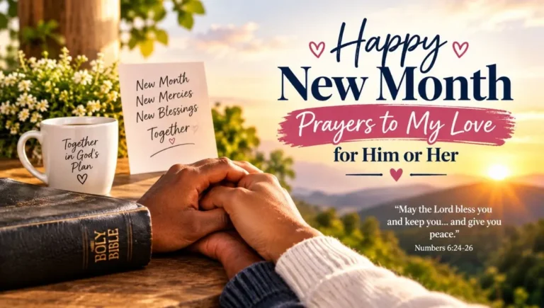 Happy New Month Prayers to My Love for Him or Her