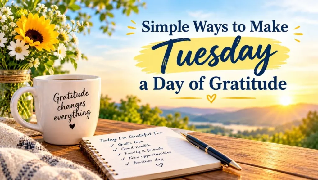 Simple Ways to Make Tuesday a Day of Gratitude