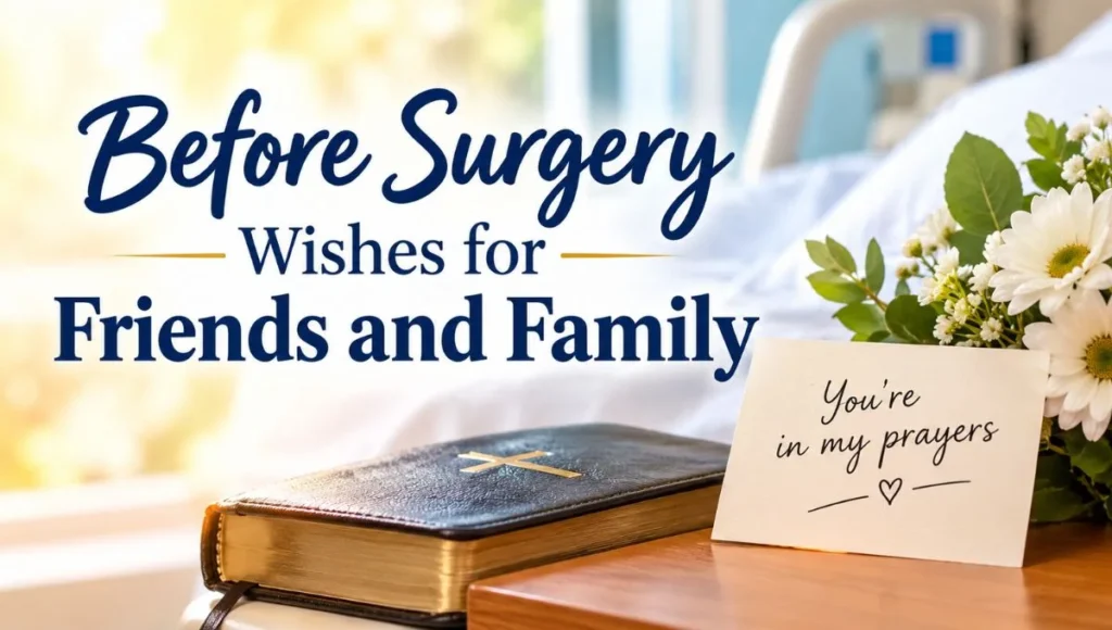 Before Surgery Wishes for Friends and Family