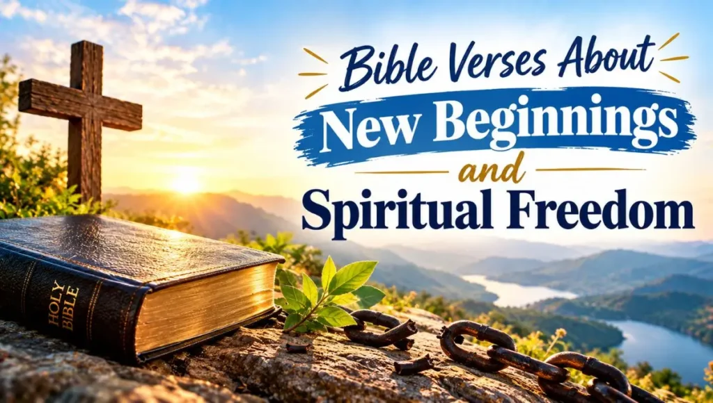 Bible Verses About New Beginnings and Spiritual Freedom