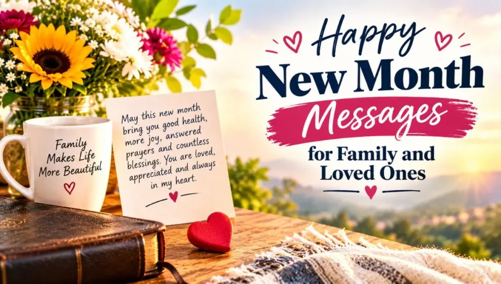 Happy New Month Messages for Family and Loved Ones