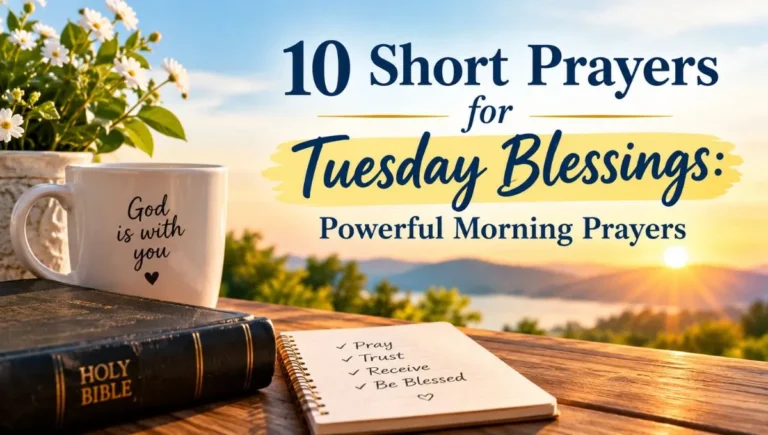 10 Short Prayers for Tuesday Blessings: Powerful Morning Prayers
