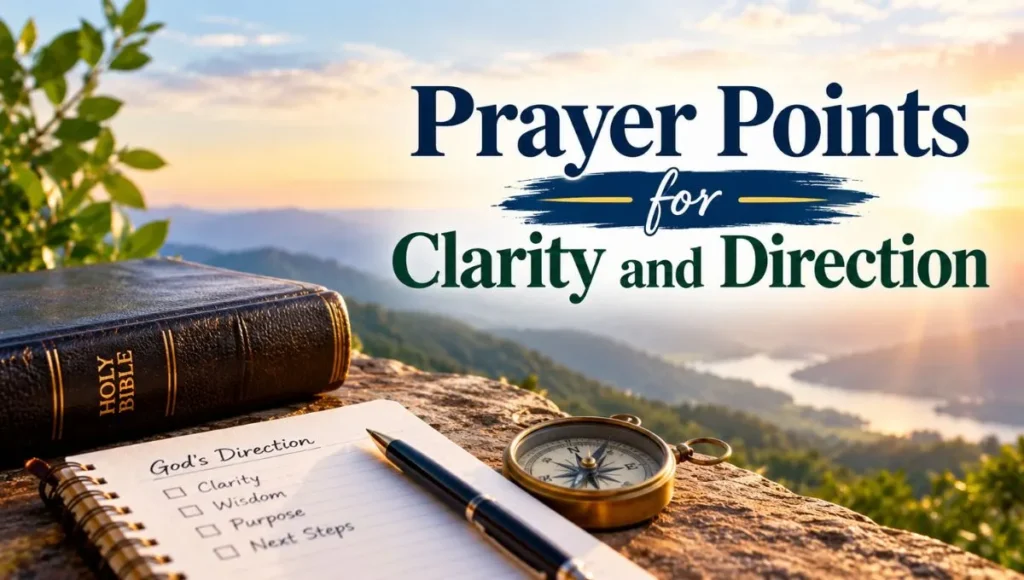Prayer Points for Clarity and Direction
