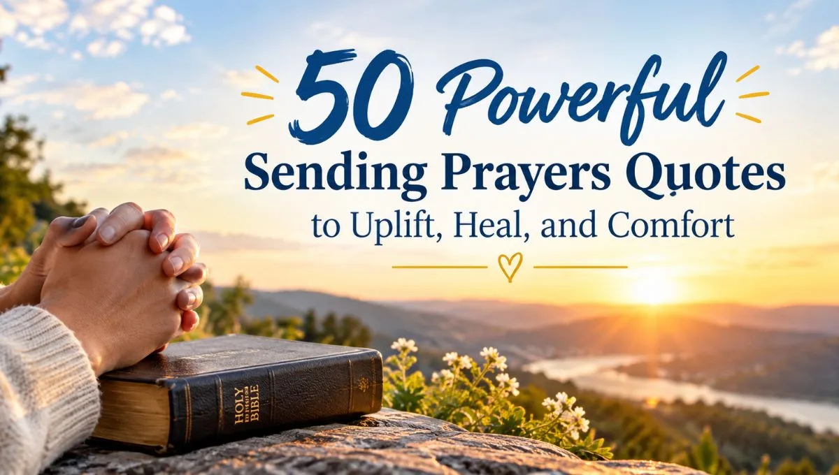 50 Powerful Sending Prayers Quotes to Uplift, Heal, and Comfort
