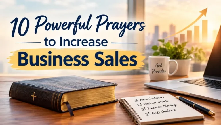 10 Powerful Prayers to Increase Business Sales
