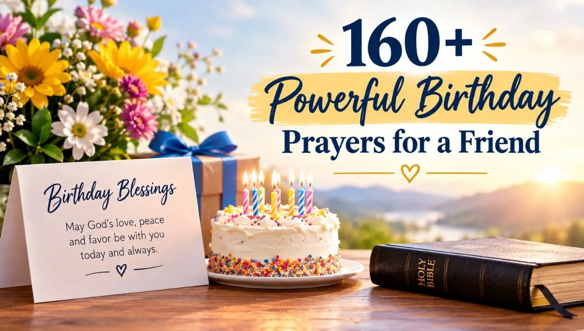 160+ Powerful Birthday Prayers for a Friend
