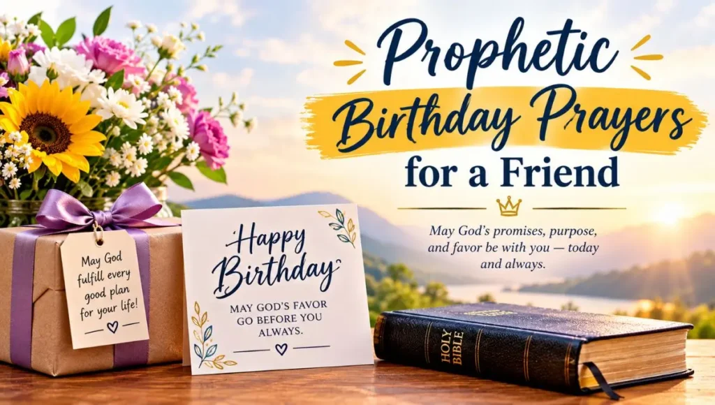 Prophetic Birthday Prayers for a Friend