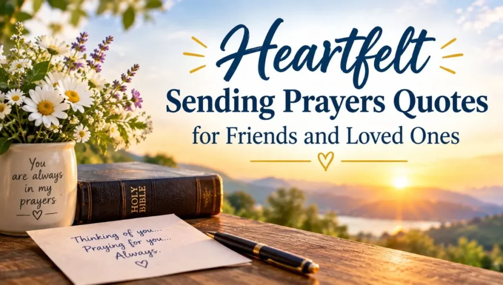 Heartfelt Sending Prayers Quotes for Friends and Loved Ones