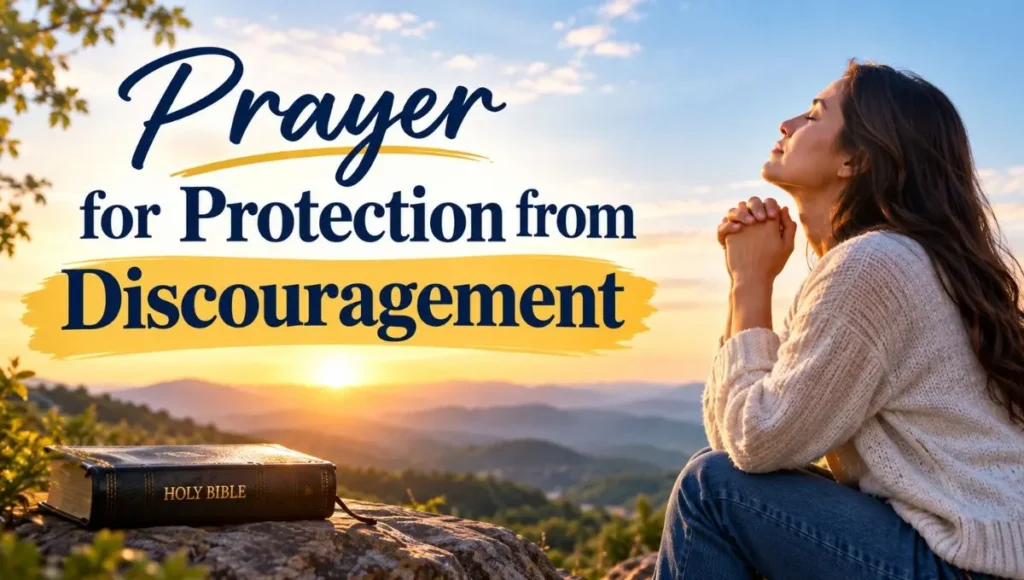 Prayer for Protection from Discouragement
