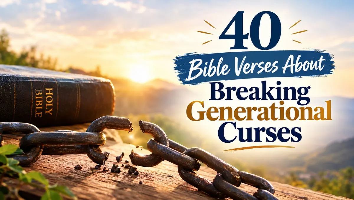 40 Bible Verses About Breaking Generational Curses