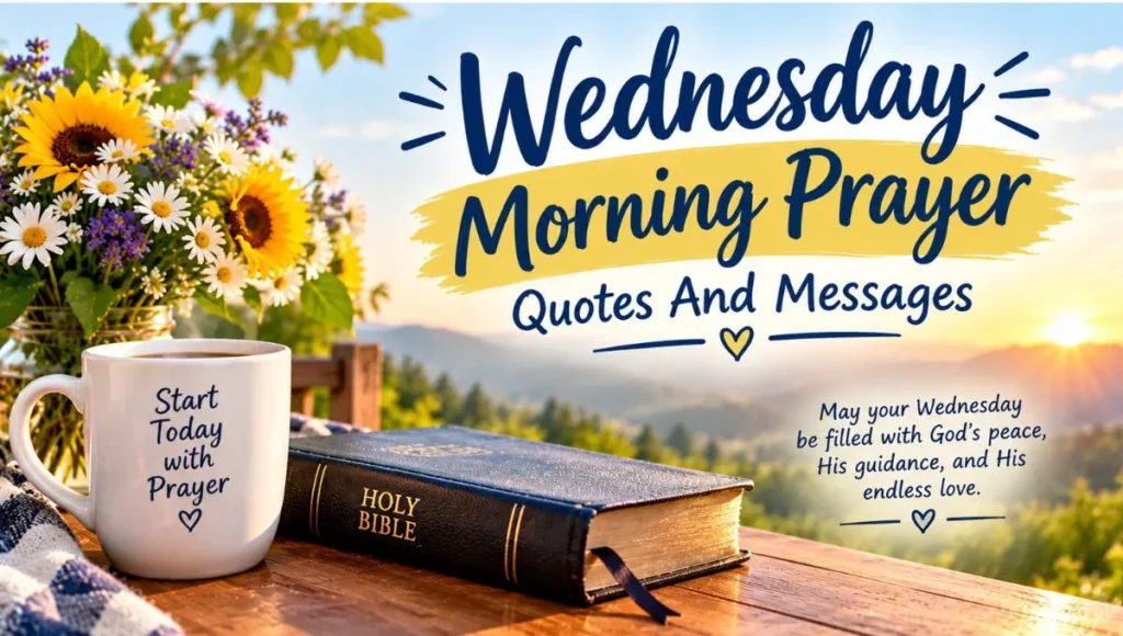 Wednesday Morning Prayer Quotes And Messages