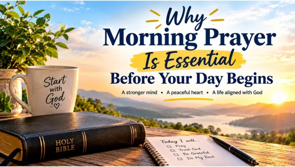 Why Morning Prayer Is Essential Before Your Day Begins