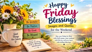 130 Happy Friday Blessings, Images and Quotes for the Weekend