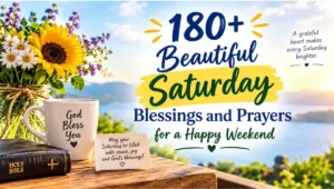 180+ Beautiful Saturday Blessings and Prayers for a Happy Weekend