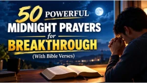 50 Powerful Midnight Prayers for Breakthrough (With Bible Verses)