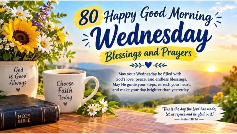 80 Happy Good Morning Wednesday Blessings and Prayers